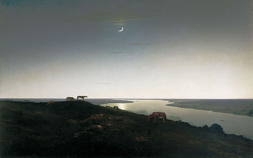 Night, 1908, Arkhip Kuindzhi