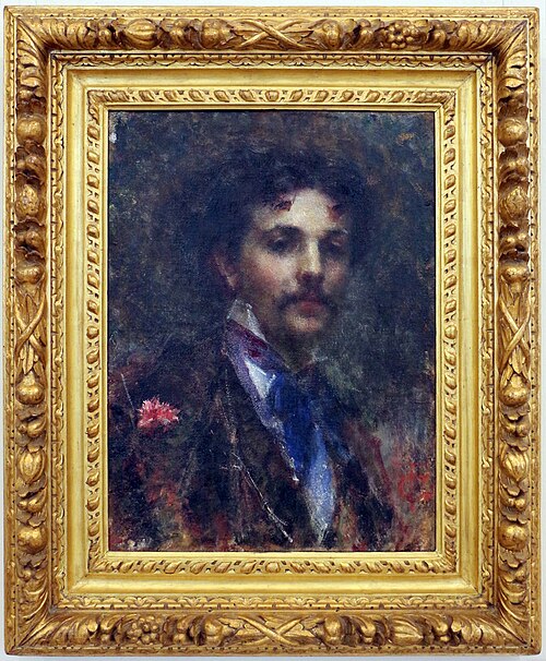 Portrait of Luigi Luvoni, 1872, Tranquillo Cremona