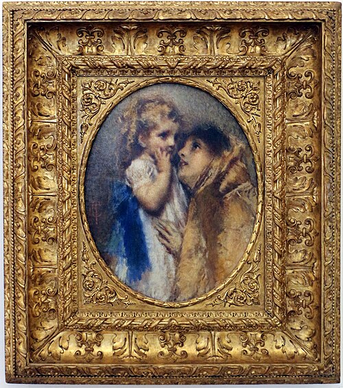 Maternal Love", 1875, Tranquillo Cremona
