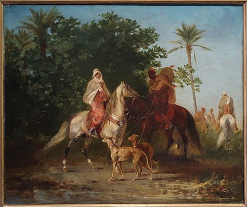 Le Départ pour la chasse, 1857, Eugène Fromentin