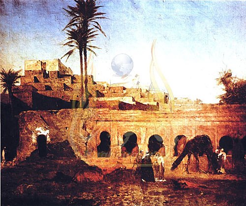 Vue de Laghouat, 1853, Eugène Fromentin