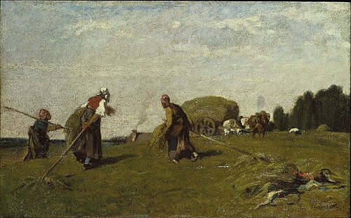 Les moissonneuses, 1851, Eugène Fromentin