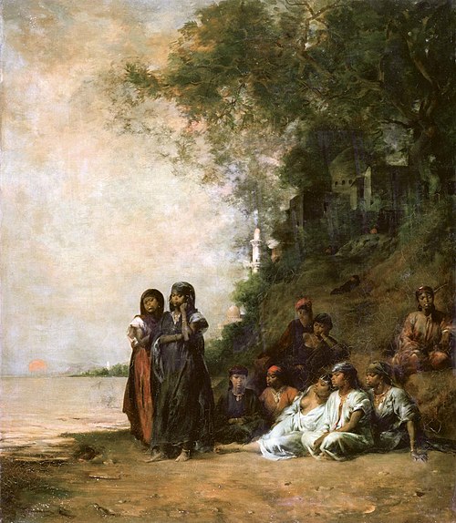 Souvenir d'Ezneh, Haute-Égypte, 1876, Eugène Fromentin