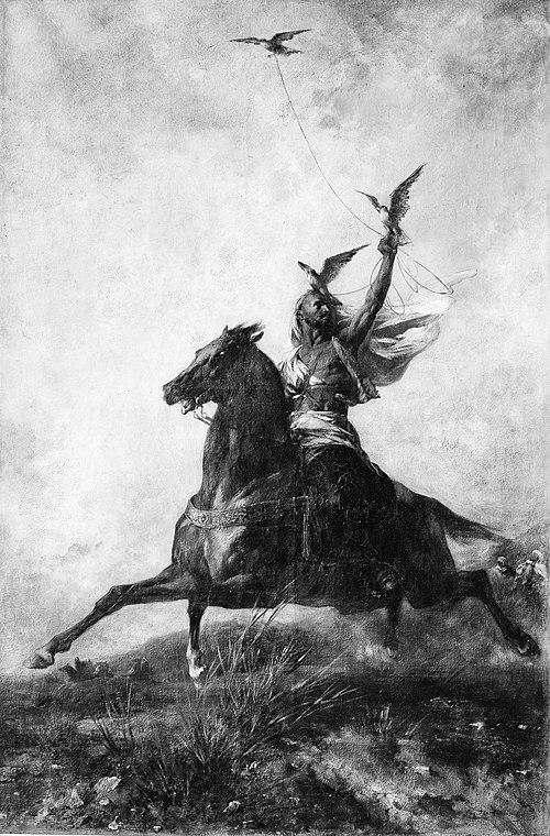 The Arab Falconer, 1864, Eugène Fromentin