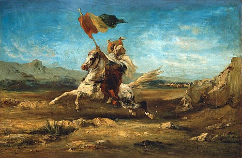 Standard Bearer, 1862, Eugène Fromentin