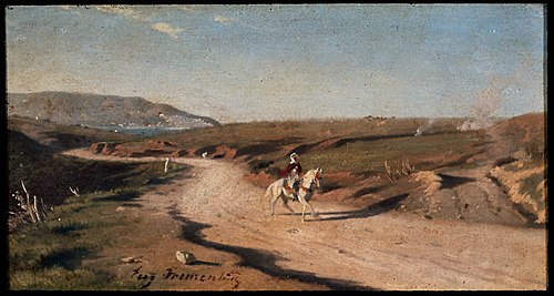 North African Landscape, 1847, Eugène Fromentin