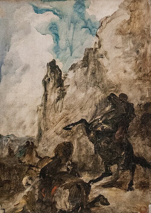 La Chasse au lion, 1867, Eugène Fromentin