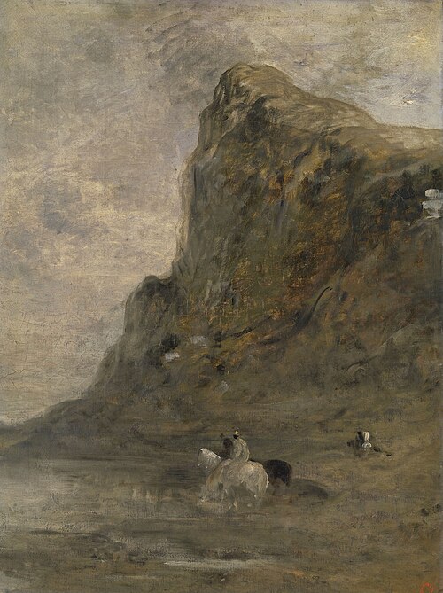 Cavaliers à l'entrée des gorges de la Chiffa, 1850, Eugène Fromentin