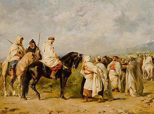 Before the Race: Fantasia or The Halt in the Desert, 1867, Eugène Fromentin