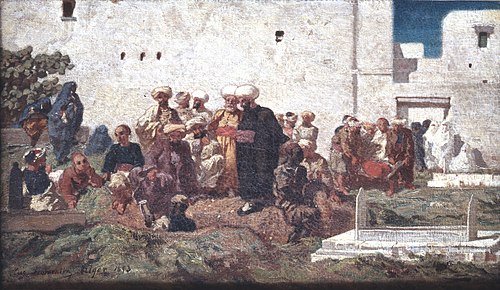 Enterrement maure, 1853, Eugène Fromentin