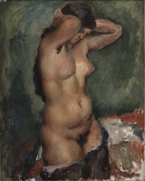 Standing Female Nude, 1924, Kai Nielsen