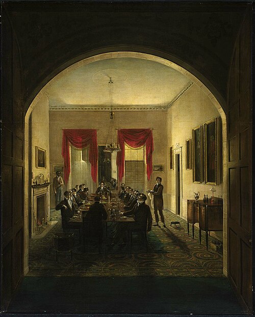 The Dinner Party, 1821, Henry Sargent