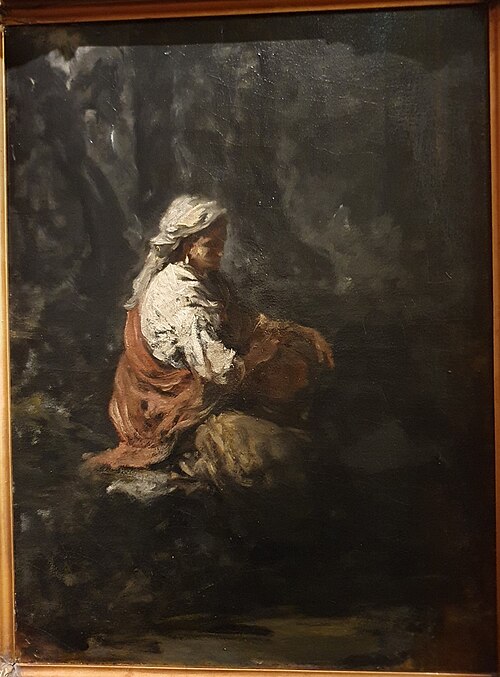 A Aguadeira, 1900, Miguel Ângelo Lupi