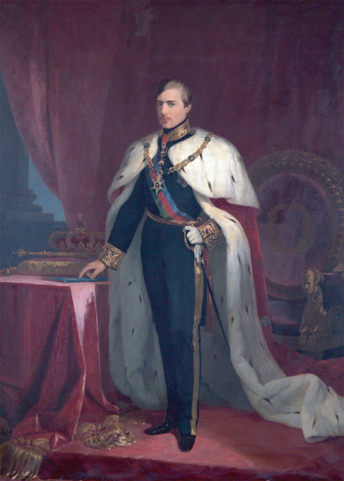 Portrait of Pedro V of Portugal (1837-1861), 1860, Miguel Ângelo Lupi