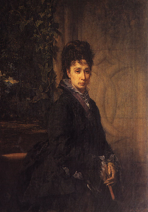 Retrato da Viscondessa de Castilho, 1900, Miguel Ângelo Lupi