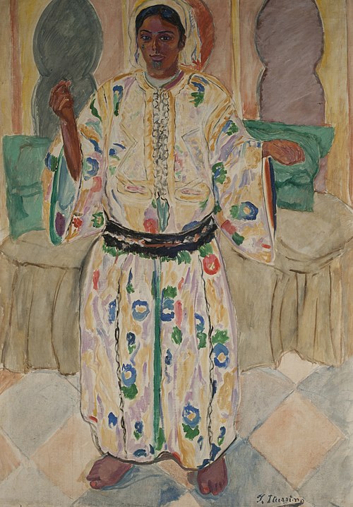 Woman dwells, 1911, Francisco Iturrino