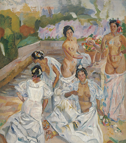 The Bath, 1908, Francisco Iturrino