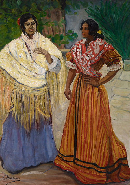 Two Gypsies, 1901, Francisco Iturrino