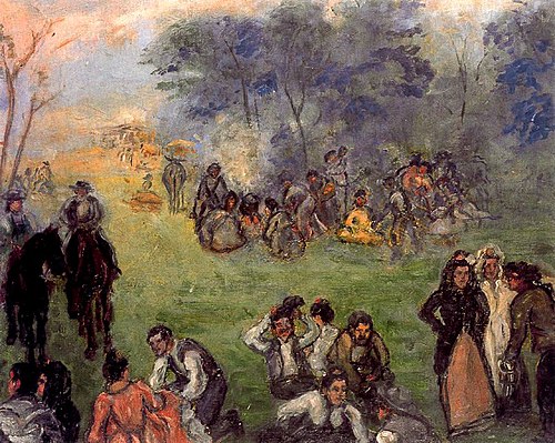 Una gira campestre, 1900, Francisco Iturrino