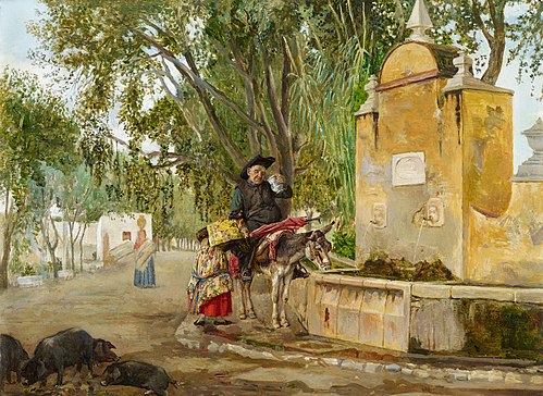 The Priest, 1885, Bernardo Ferrandiz y Badenes