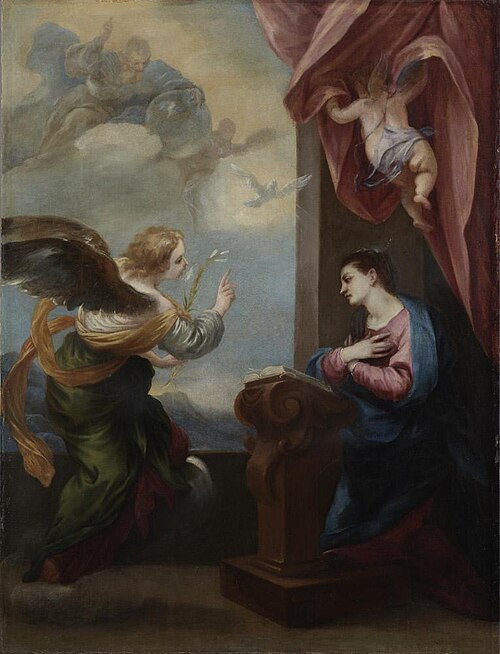 The Annunciation, 1664, Juan Antonio de Frías y Escalante