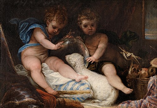 El Niño Jesús y San Juan, 1668, Juan Antonio de Frías y Escalante