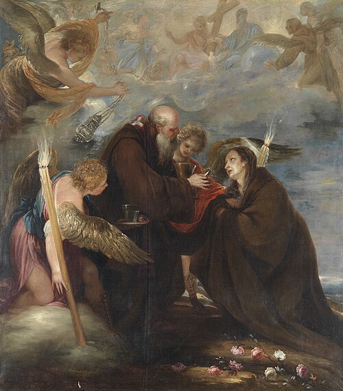 Comunión de Santa Rosa de Viterbo, 1667, Juan Antonio de Frías y Escalante