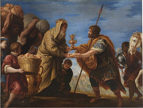 Abraham y Melquisedec, 1668, Juan Antonio de Frías y Escalante