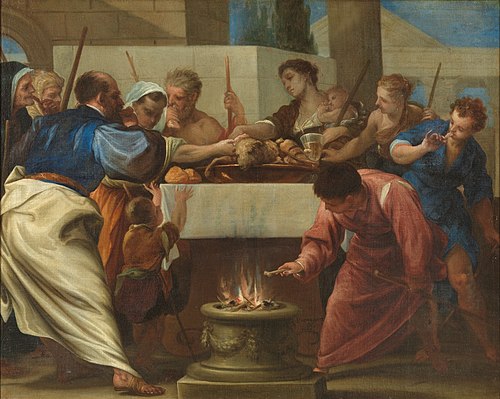 Los israelitas celebrando la Pascua, 1668, Juan Antonio de Frías y Escalante