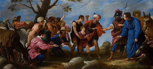 La copa en el saco de Benjamín, 1668, Juan Antonio de Frías y Escalante