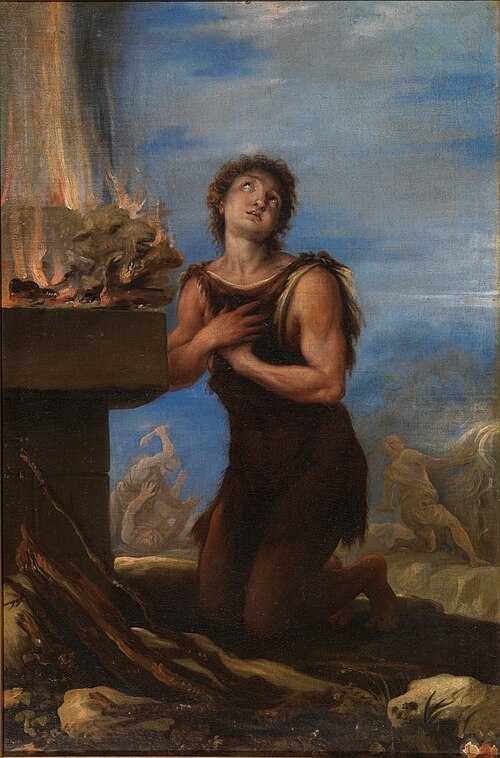 Sacrificio de Abel, 1667, Juan Antonio de Frías y Escalante
