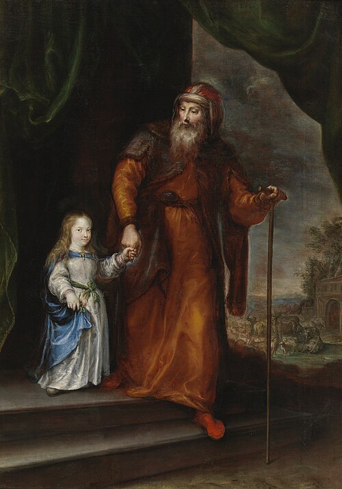 San Joaquín conduciendo a la Virgen niña de la mano, 1634, Francisco Camilo