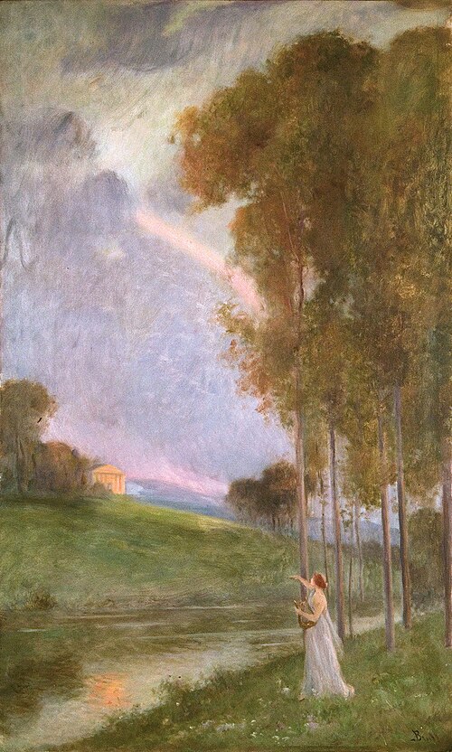 Paisatge amb figura, 1904, Joan Brull Vinyoles