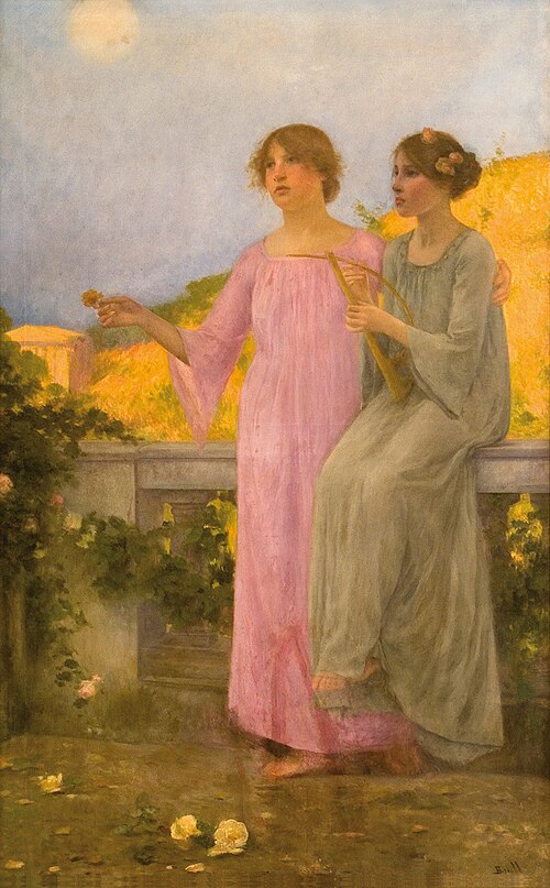 Harmonia (Dues figures cantant), 1912, Joan Brull Vinyoles