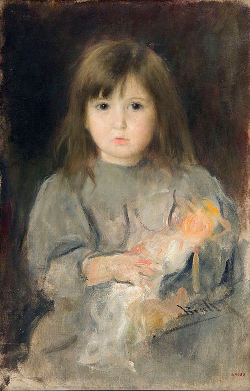 Portrait of the artist's daughter, 1900, Joan Brull Vinyoles