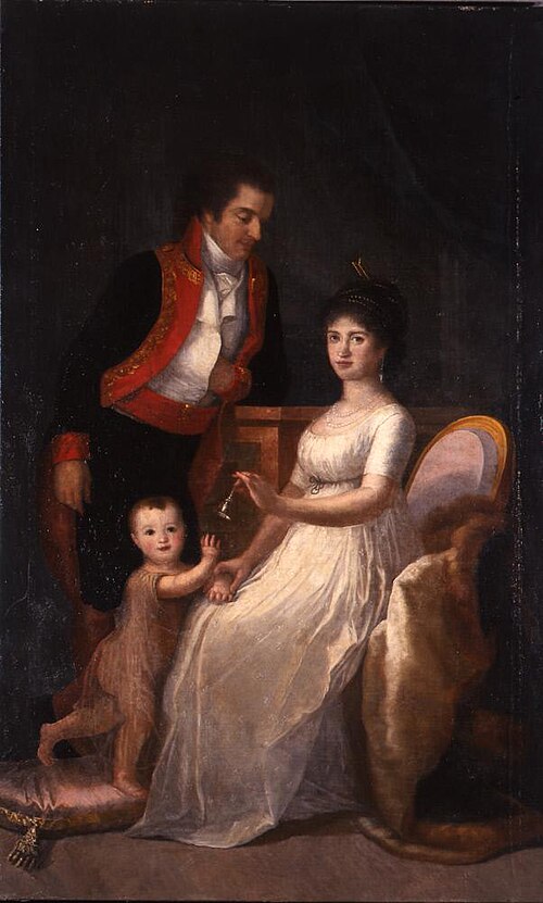 Villafranca Family, 1800, Agustín Esteve y Marqués
