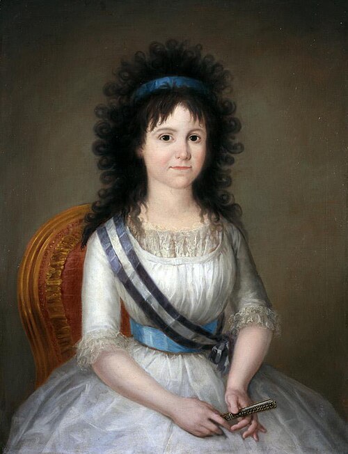 A Spanish Princess (doña María Luisa Josefina Antonieta), 1794, Agustín Esteve y Marqués