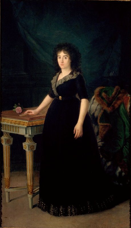 Retrato de la segunda condesa de Castro-Terreño (María Josefa de Gálvez y Valenzuela, 1776-1817)., , Agustín Esteve y Marqués