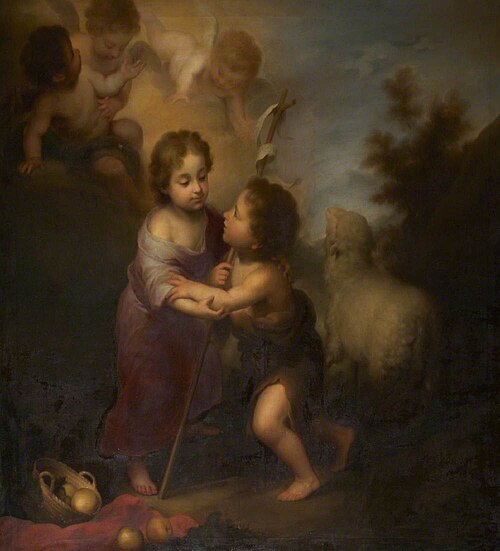 The Infant Christ and Saint John (after Murillo), 1779, Agustín Esteve y Marqués