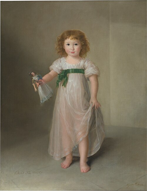 Portrait of Manuela Téllez-Girón, 1797, Agustín Esteve y Marqués