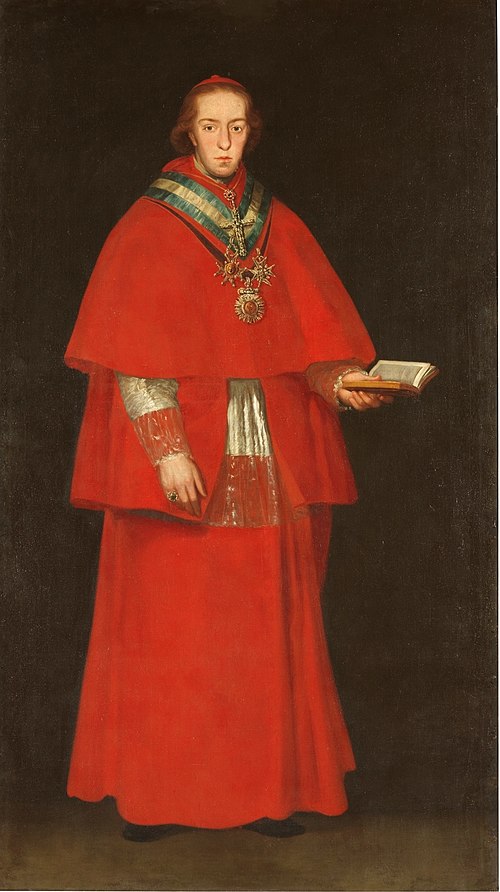 El cardenal don Luis María de Borbón y Vallabriga, 1801, Agustín Esteve y Marqués
