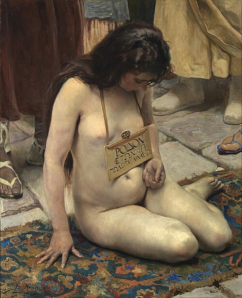 A Slave for Sale, 1897, José Jiménez Aranda