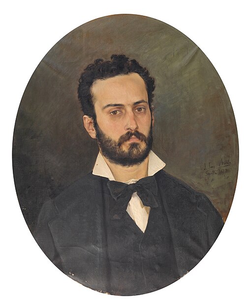 Retrato de caballero, 1877, José Jiménez Aranda