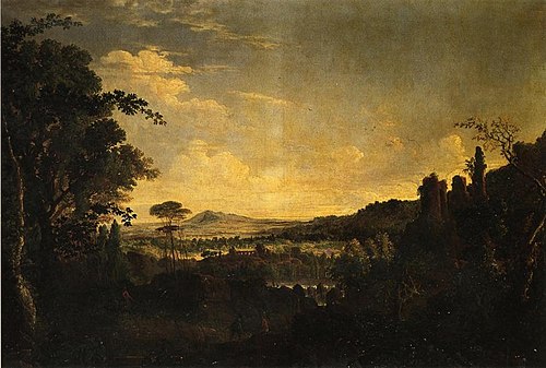 Distant View of Mount Soracte, near Rome, 1847, George Loring Brown