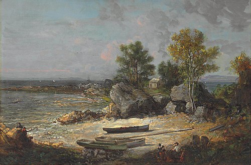 Oysterman's Hut, 1863, George Loring Brown