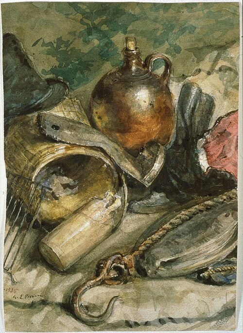 Still Life with Brown Jug, 1835, George Loring Brown