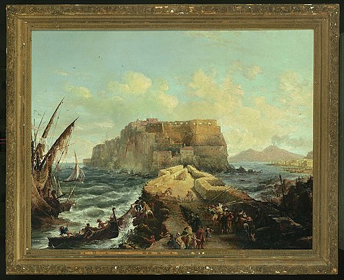 Castello dell'Ovo, Bay of Naples, 1844, George Loring Brown
