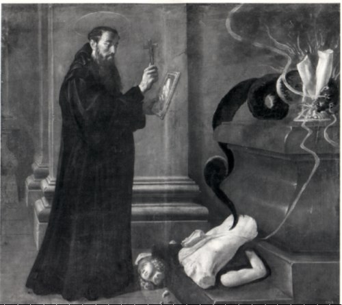 St. Benedict Destroying Idols, 1653, Juan Andrés Ricci de Guevara