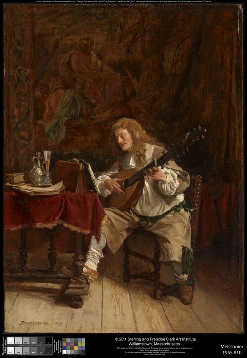 The Musician, 1859, Ernest Meissonier