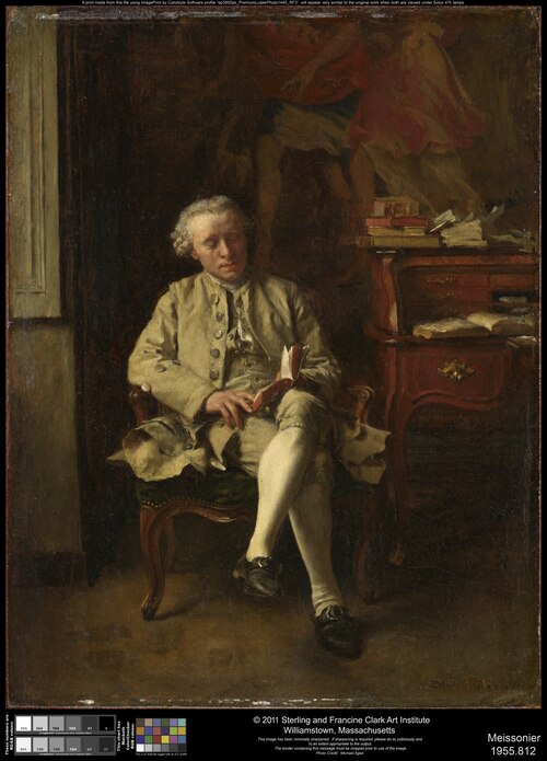 Man Reading, 1851, Ernest Meissonier
